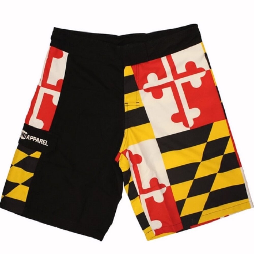 Maryland Flag Board Shorts - NEW Fast Ship